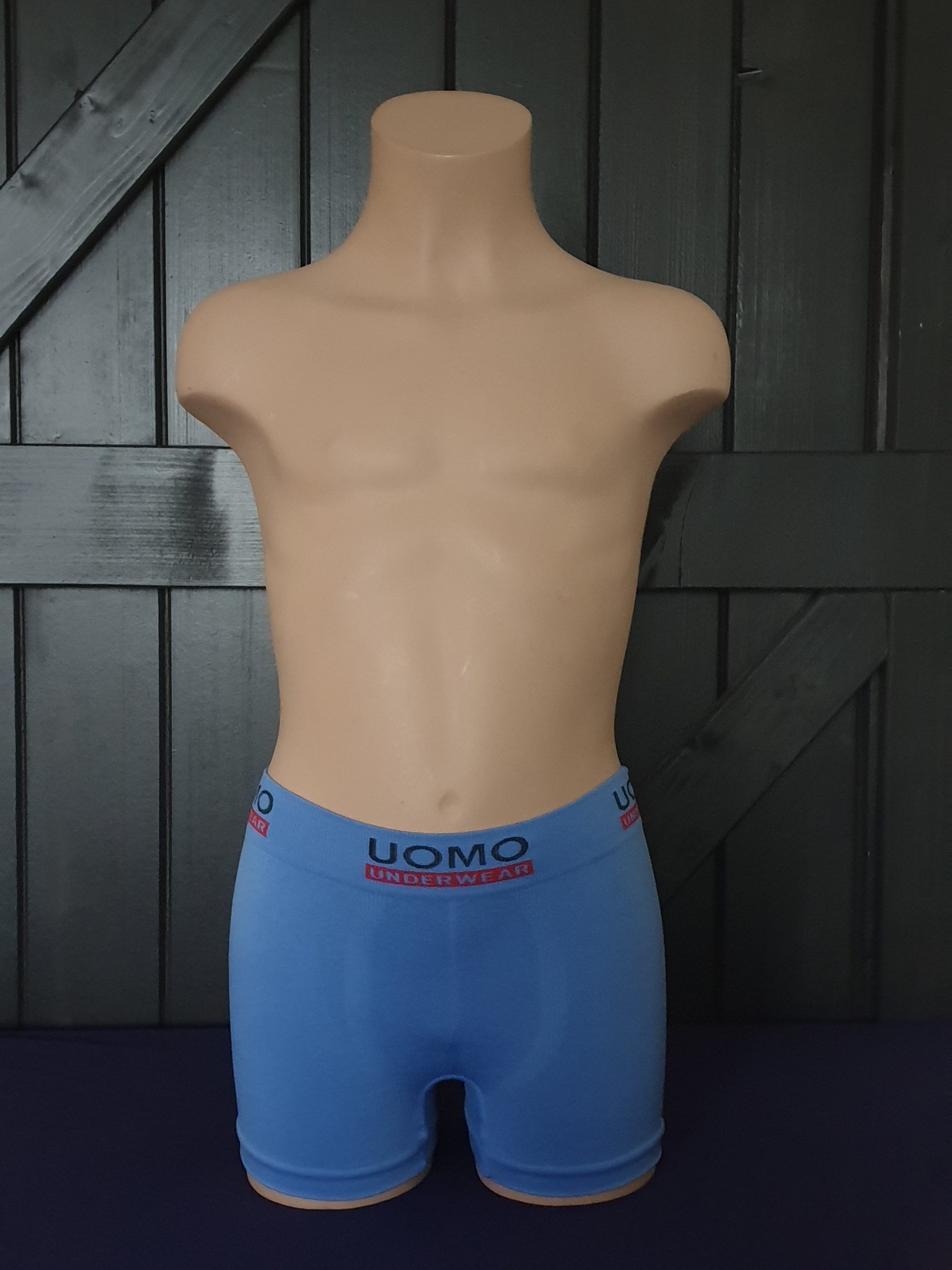 Een effectief Onbevreesd Onweersbui Uomo naadloze boxershort - Lichtblauw - Happy2School